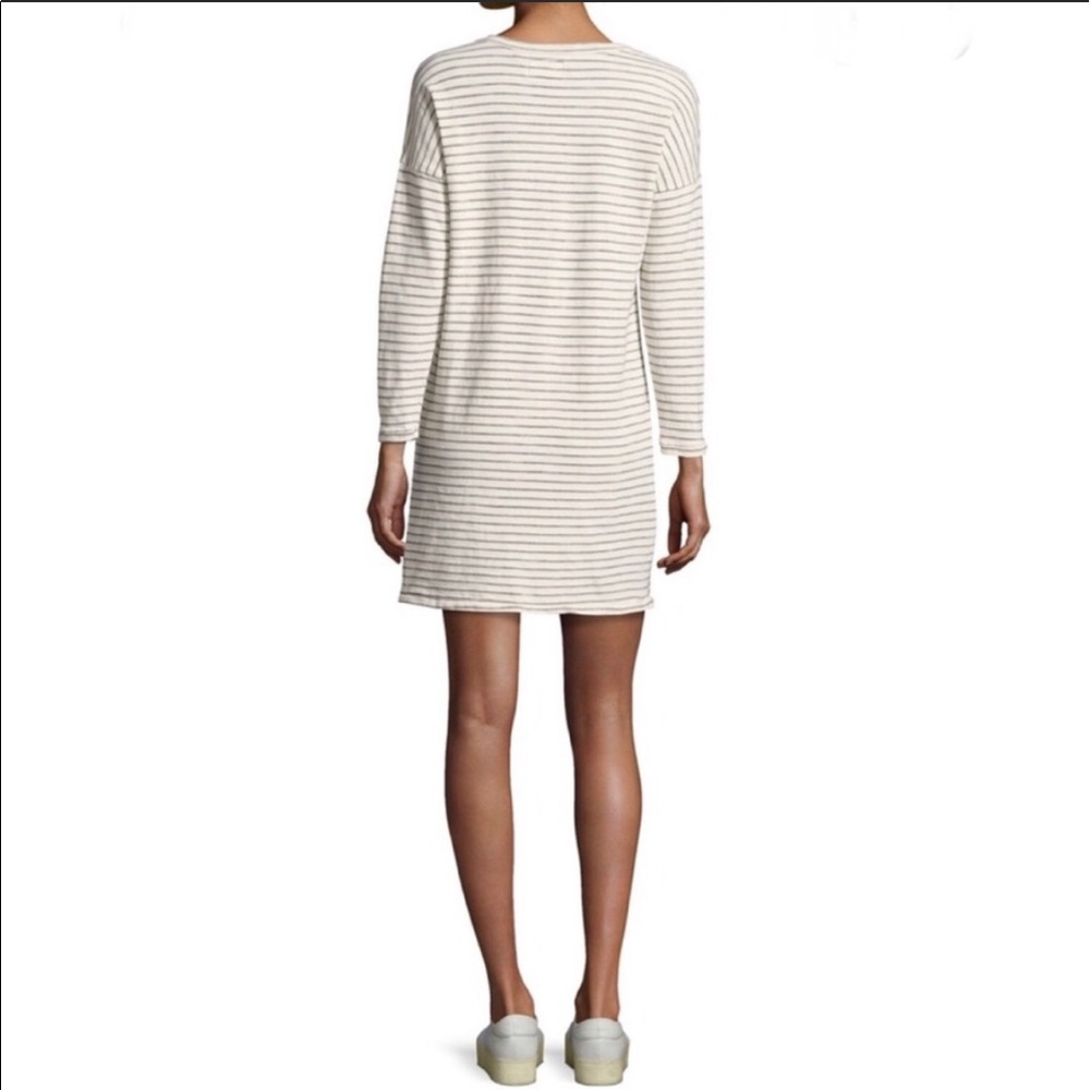 Current/Elliott Striped Painter T-Shirt Dress Sz S - Picture 6 of 14